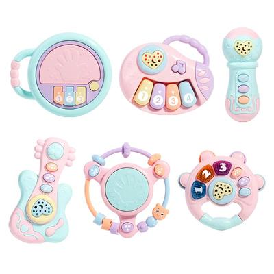 嬰兒玩具0到1歲寶寶手拍鼓音樂搖鈴嬰幼兒6個月以上12小月齡半歲